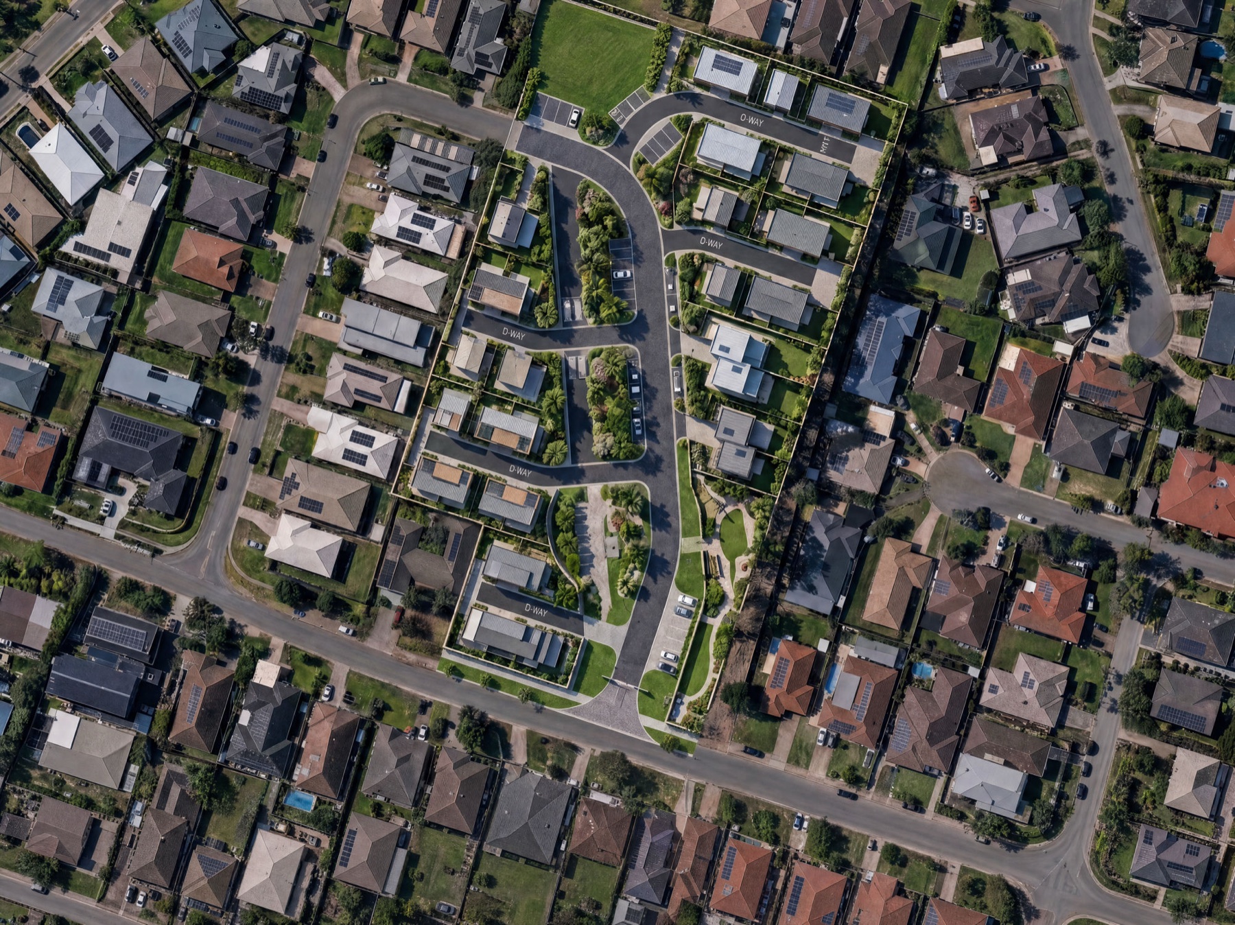 Approved 36-lot scheme overlaid on the 161–169 Bush Tucker Road site, Berrinba